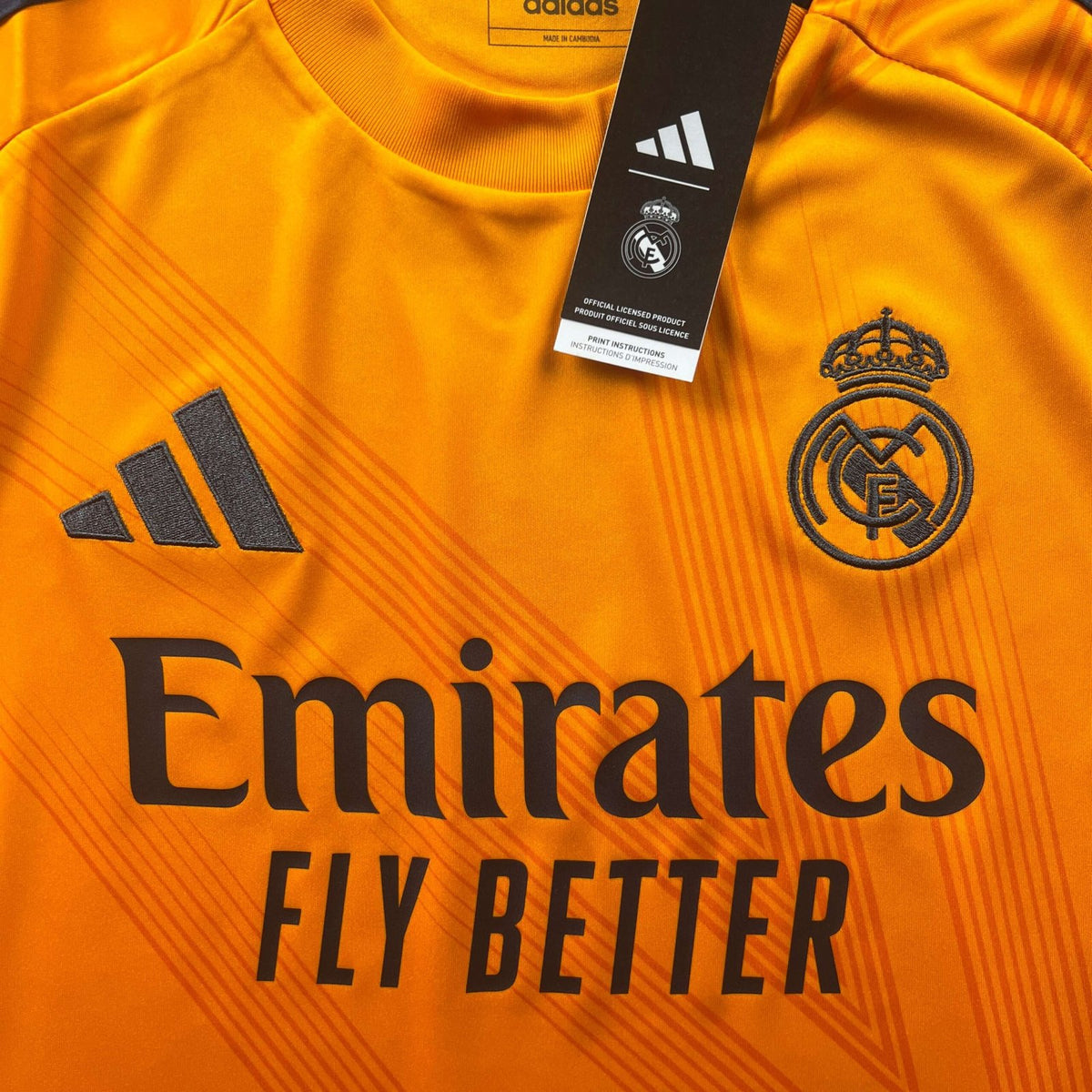 Real Madrid 2024-25 Adidas away *NEW* football shirt size L