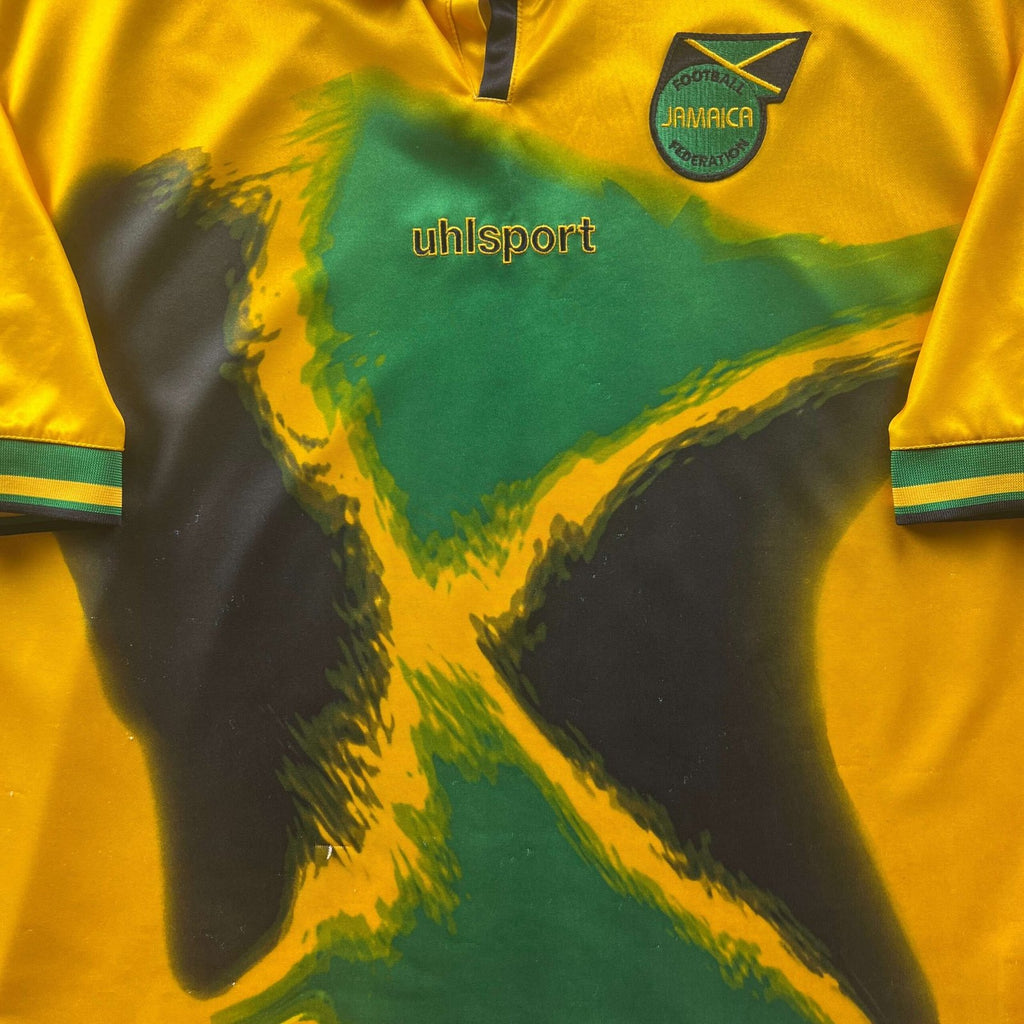 Jamaica 2002-04 Uhlsport home football shirt size XXL