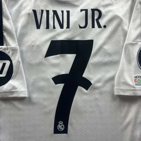 Real Madrid 2024-25 Adidas hazai BL Vini Jr. *Új* foci mez M-es