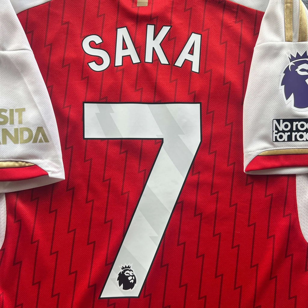 Arsenal 2023-24 Adidas hazai Bukayo Saka *Új* foci mez S-es