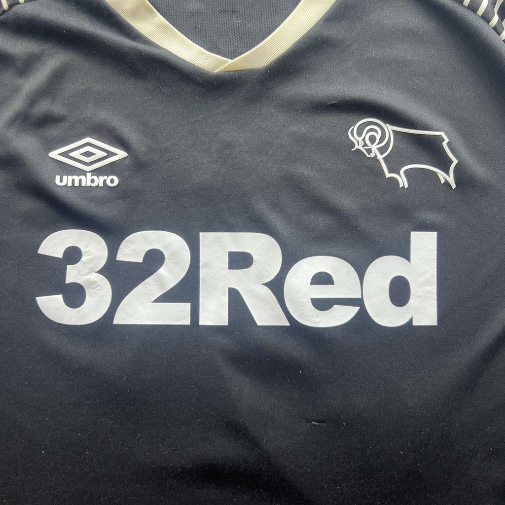 Derby County 2019-20 Umbro harmadik számú Jayden Bogle foci mez 4XL-es