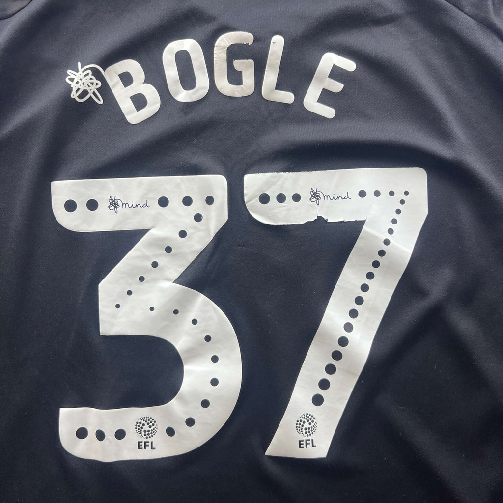 Derby County 2019-20 Umbro harmadik számú Jayden Bogle foci mez 4XL-es