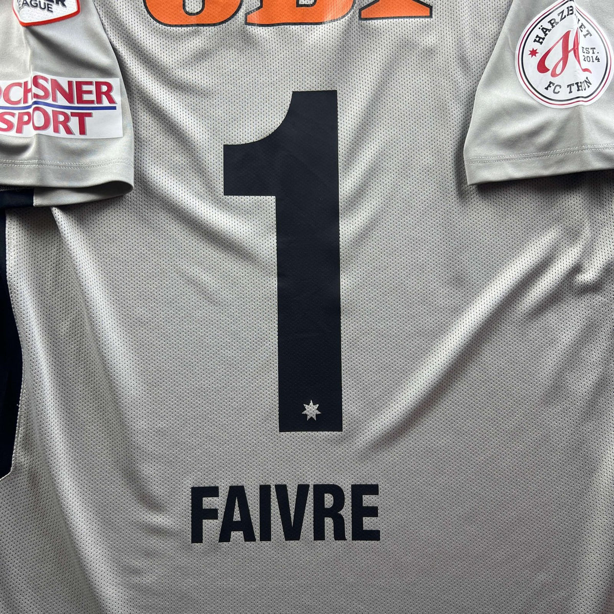 FC Thun 2018-19 Nike goalkeeper Guillaume Faivre football shirt size L