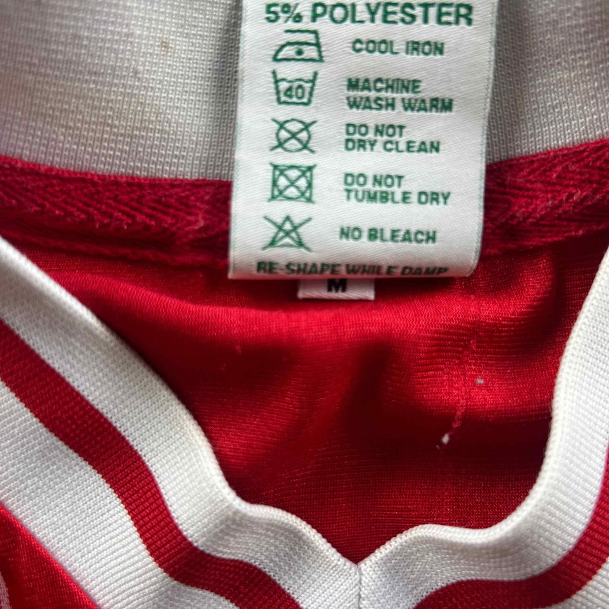 Liverpool 1982-85 Score Draw home retro football shirt size M