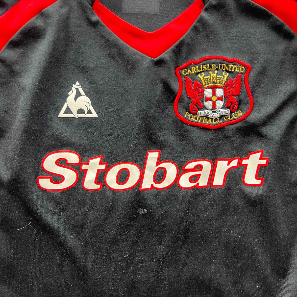 Carlisle United 2008-09 Le Coq Sportif away football shirt size 152