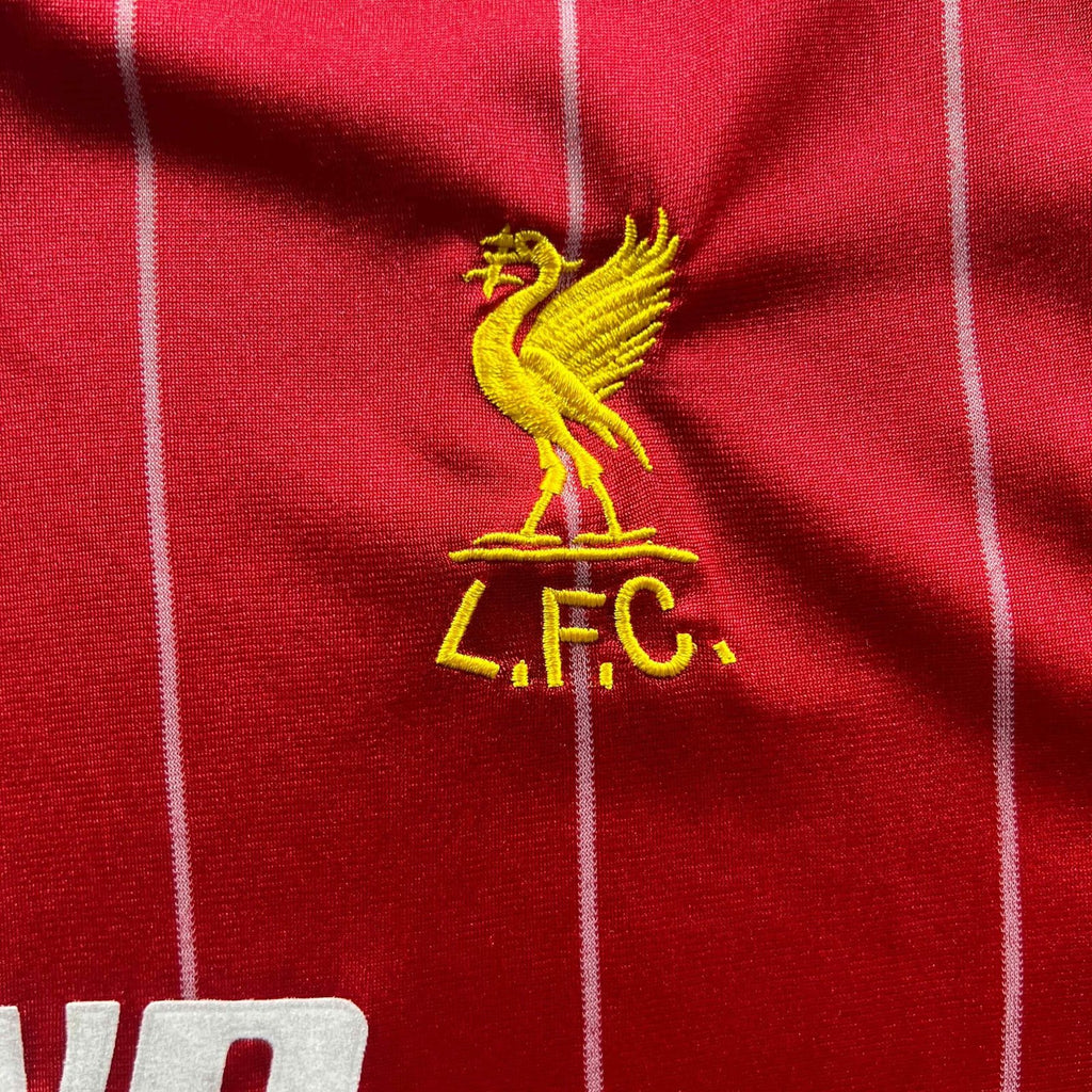 Liverpool 1982-85 Score Draw hazai retro foci mez M-es