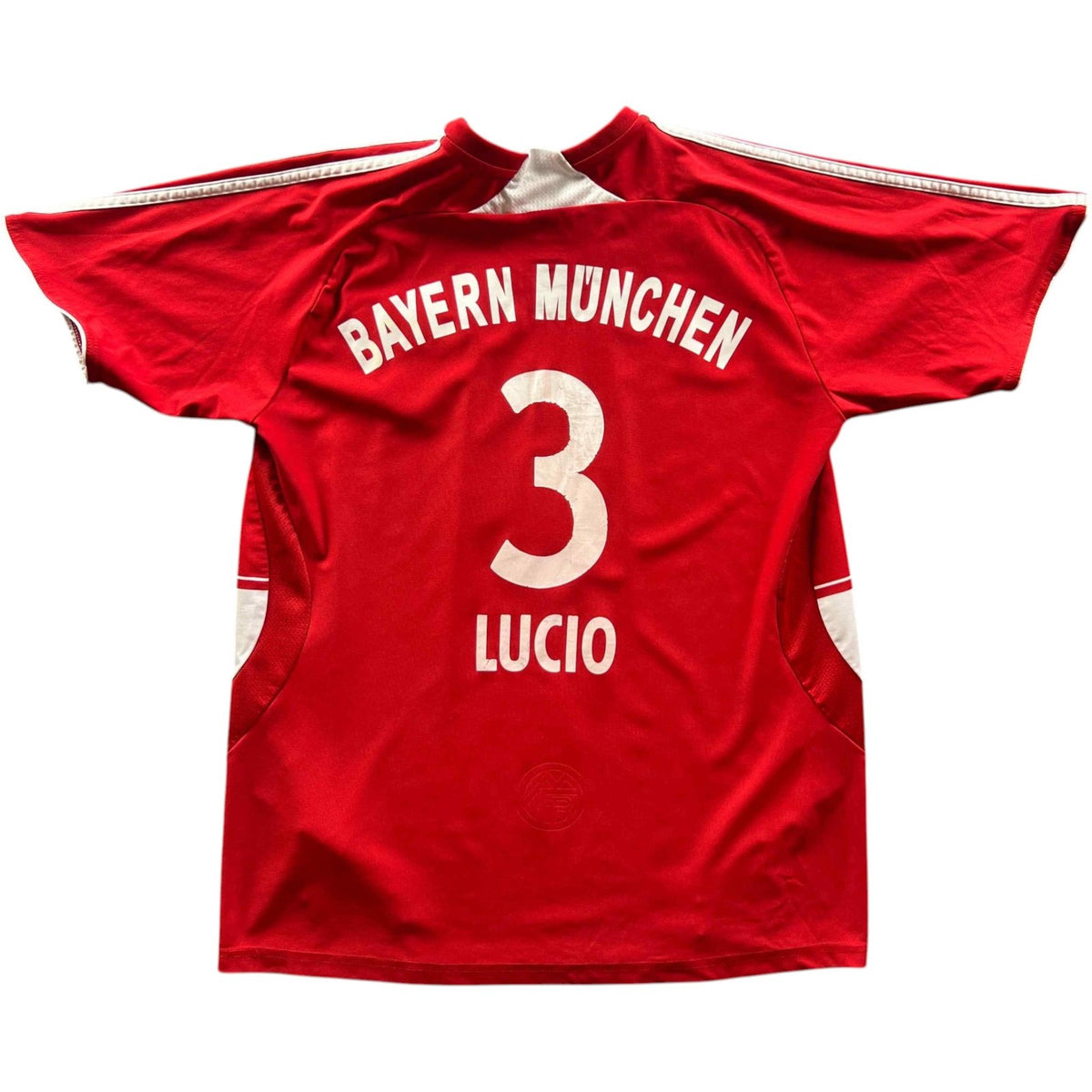 Bayern München 2007-09 Adidas hazai „Lucio #3” foci mez gyerek 164-es