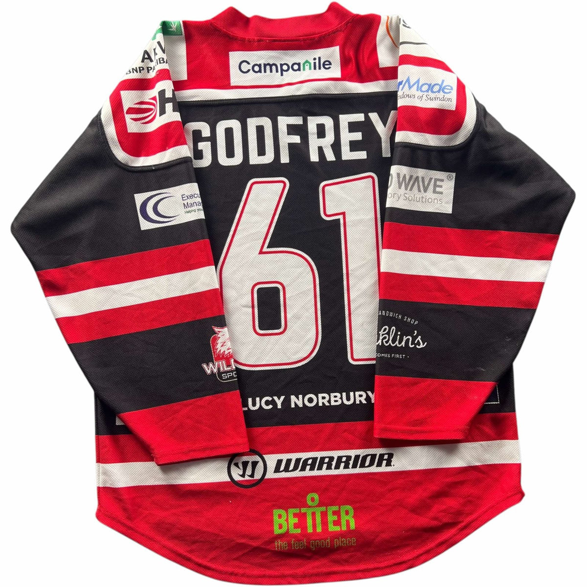 Swindon Wildcats Godfrey jégkorong mez 3XL