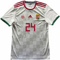Hungary 2018-20 Adidas away #24 football shirt size S