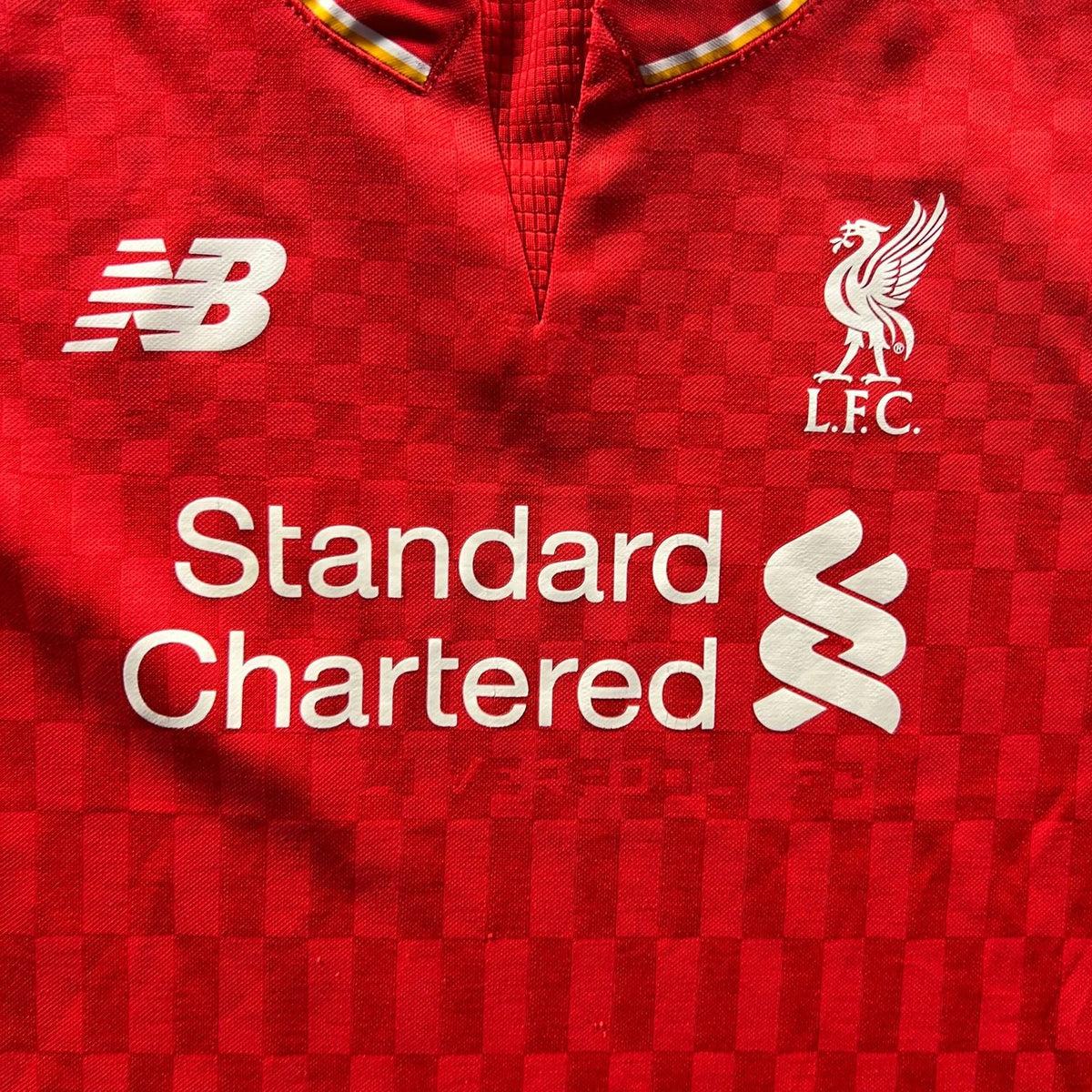 Liverpool 2015-16 New Balance home football shirt size 110