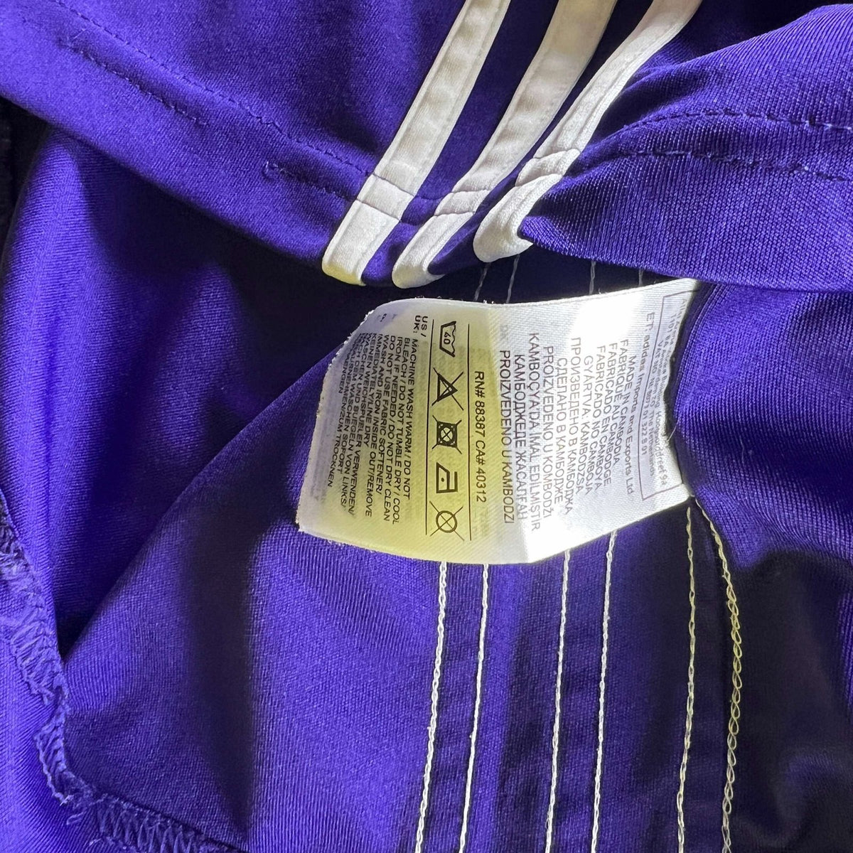 Anderlecht 2018-19 Adidas home „Kaat #10” football shirt size 122