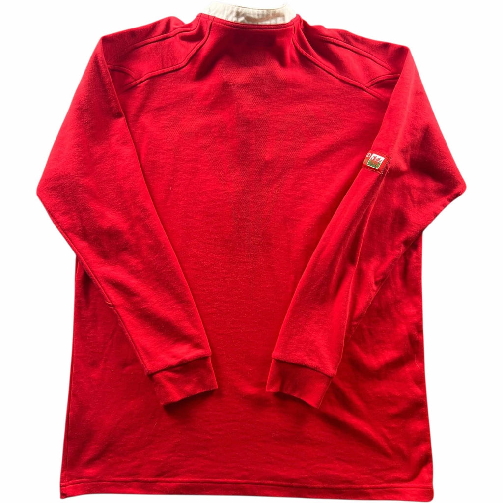 Wales Reebok long sleeve rugby shirt size XL