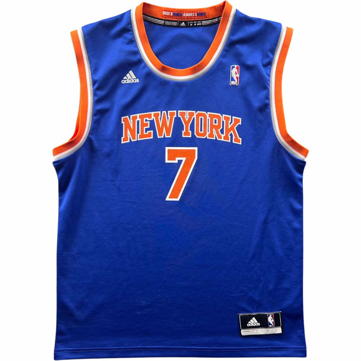 New York Knicks Carmelo Anthony Adidas NBA mez M