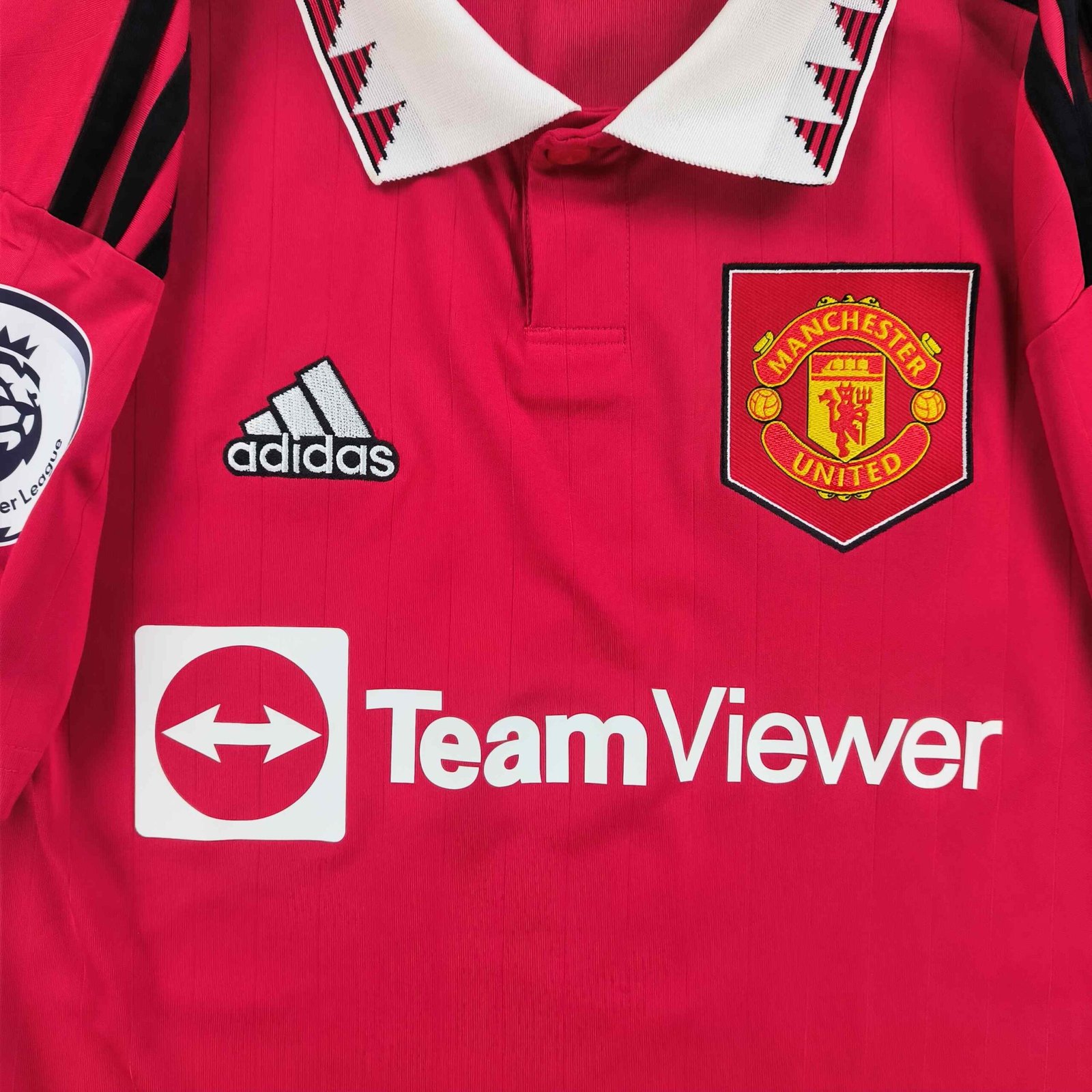 Manchester United 2022-23 Adidas hazai Christian Eriksen foci mez XS-es - Image 3