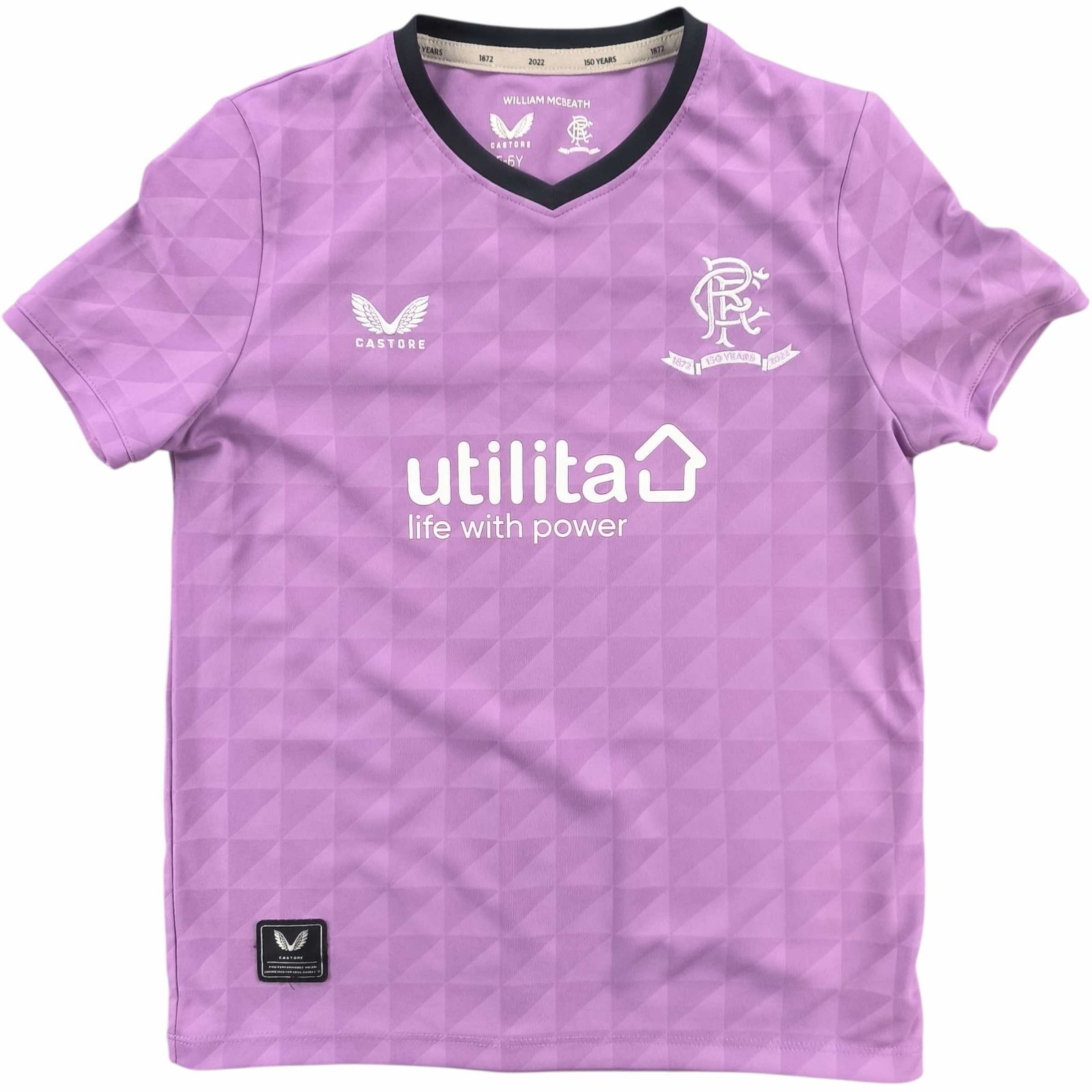 Rangers 2021-22 Castore harmadik számú foci mez gyerek 5-6 éves