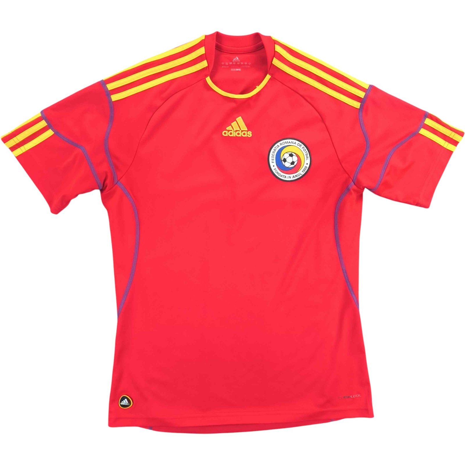 Románia Román válogatott 2010-12 Adidas hazai foci mez S-es