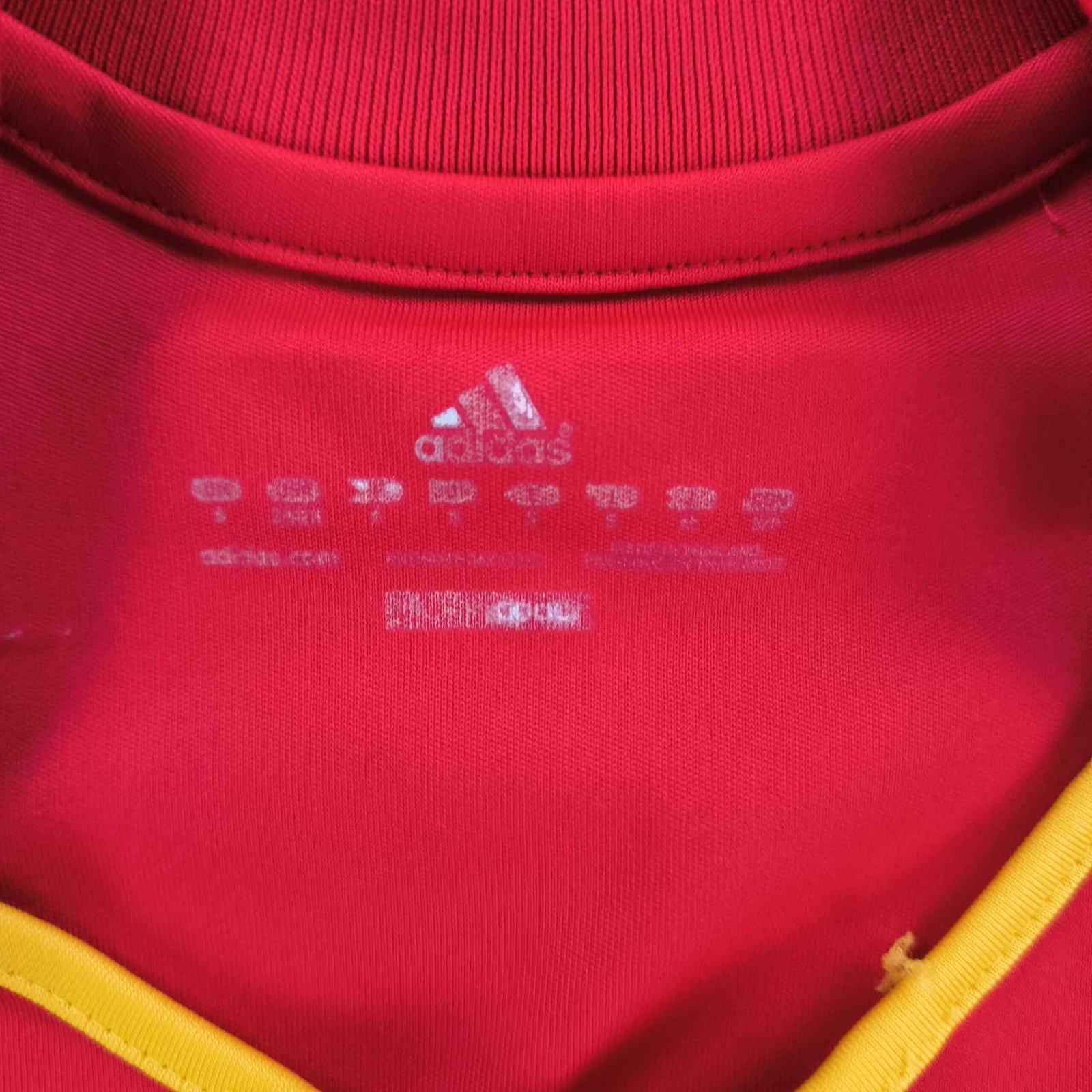 Románia Román válogatott 2010-12 Adidas hazai foci mez S-es - Image 4