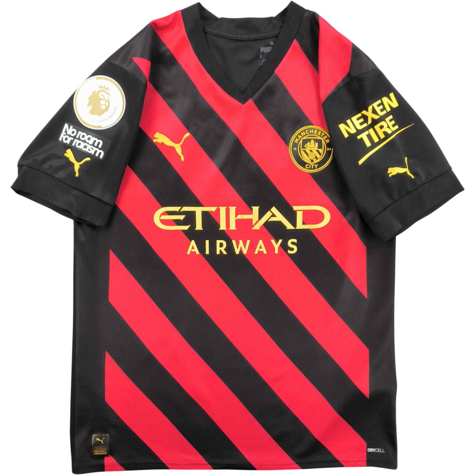 Manchester City 2022-23 Puma vendég Erling Haaland foci mez M-es - Image 2