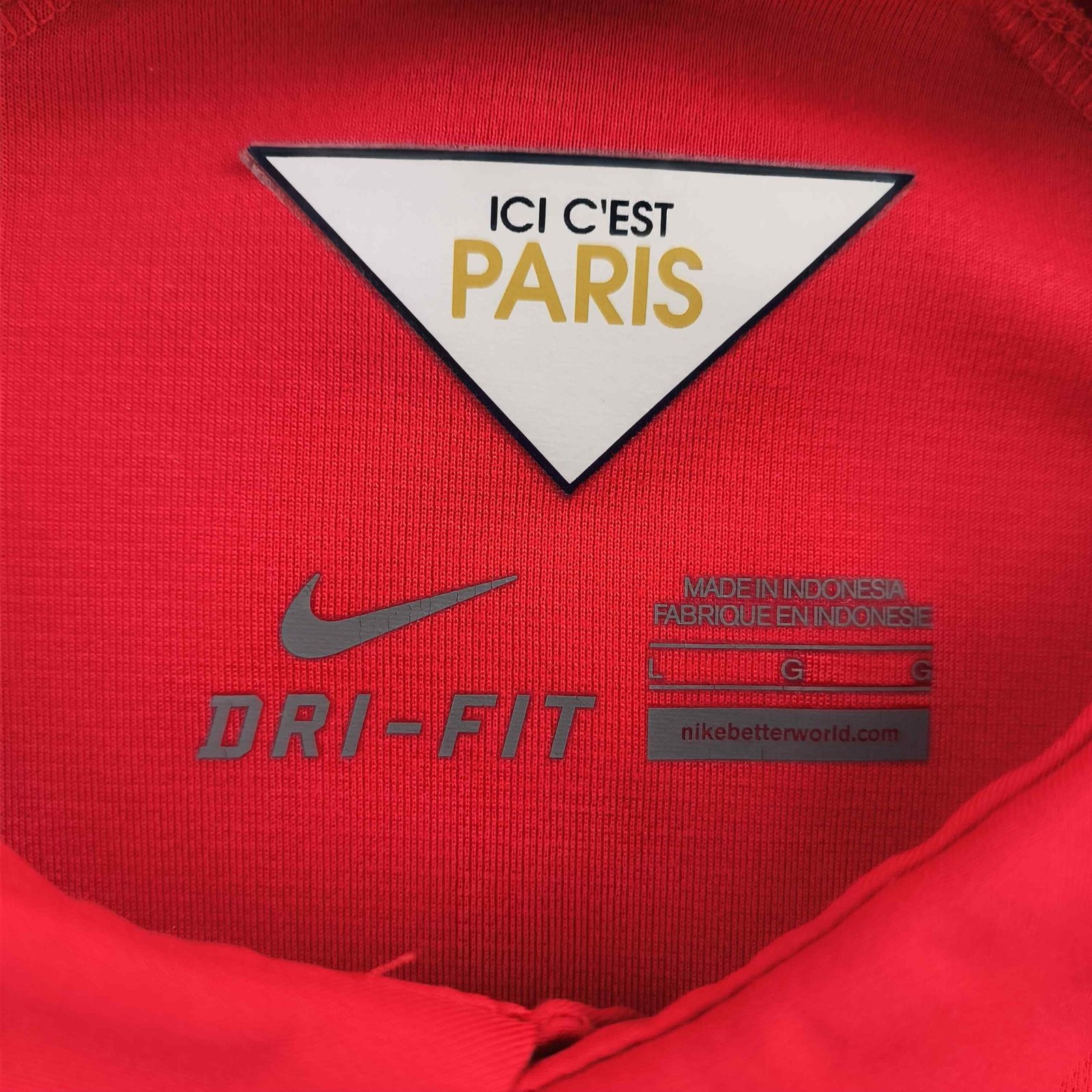 PSG Paris Saint-Germain 2014-15 Nike harmadik számú BL Zlatan Ibrahimovic foci mez L-es - Image 6