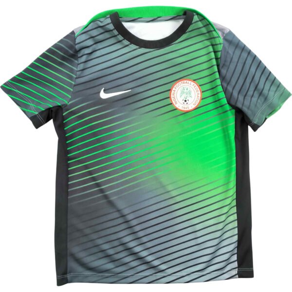 Nigéria Nigériai válogatott 2024-25 Nike Pre-Match training foci mez gyerek 137-147-es