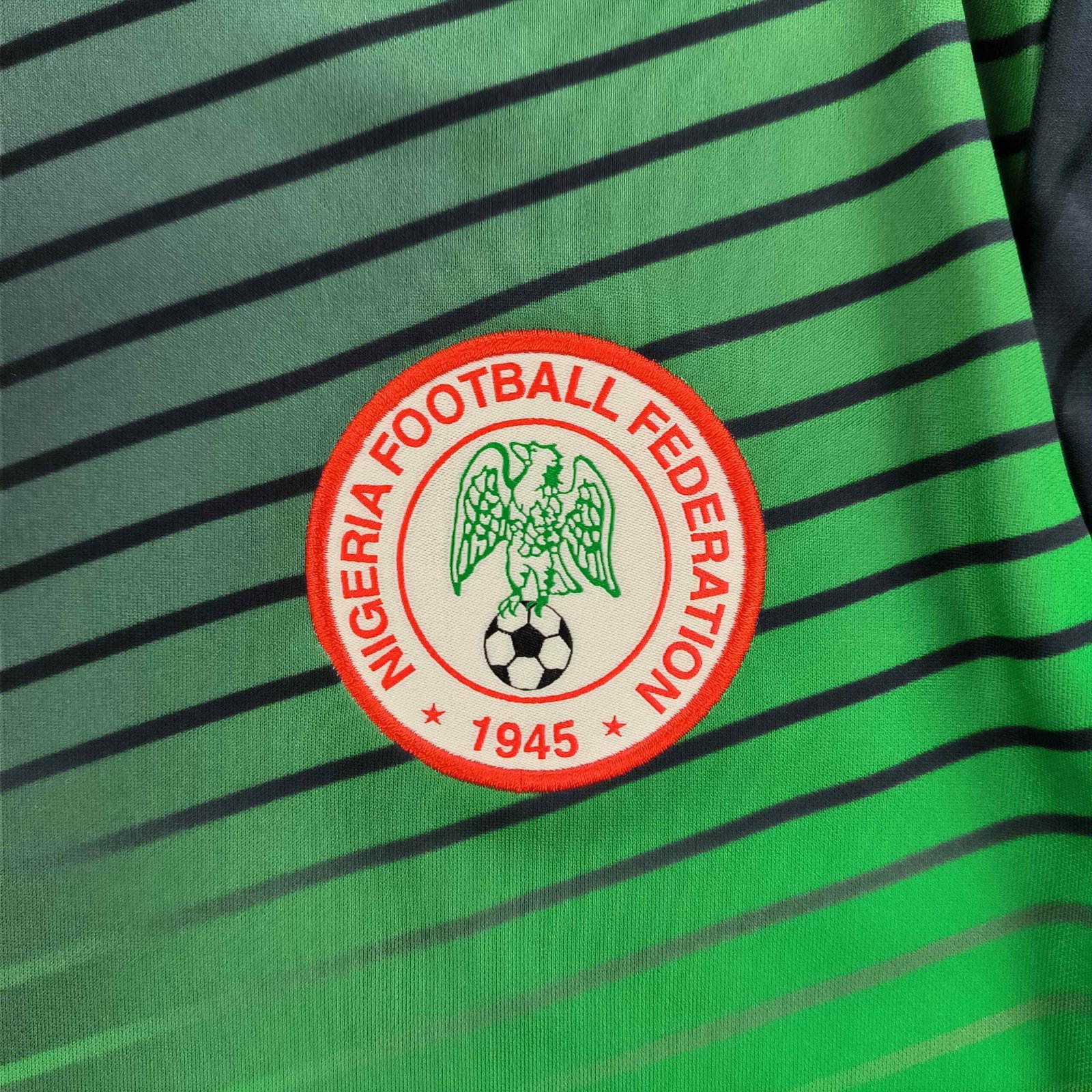 Nigéria Nigériai válogatott 2024-25 Nike Pre-Match training foci mez gyerek 137-147-es - Image 3