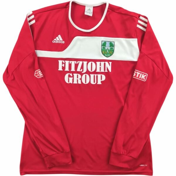 Kidsgrove Athletic 2011-12 Adidas vendég hosszú ujjú foci mez L-es