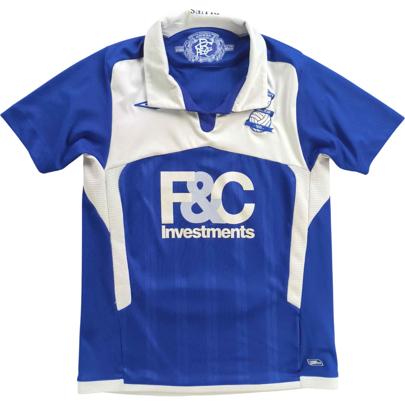 Birmingham City 2009-10 Umbro hazai foci mez gyerek 134-es