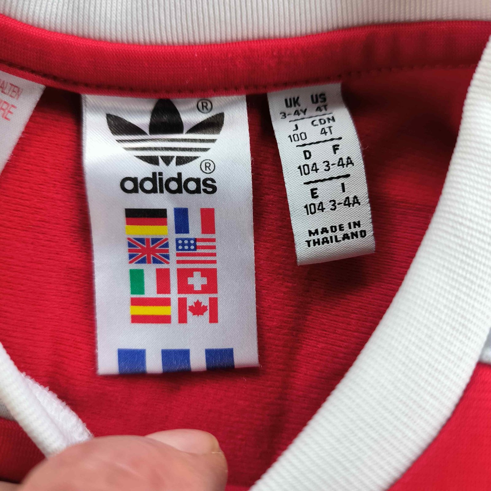 Oroszország Orosz válogatott 1980's style Adidas hazai retro foci mez gyerek 104-es - Image 4