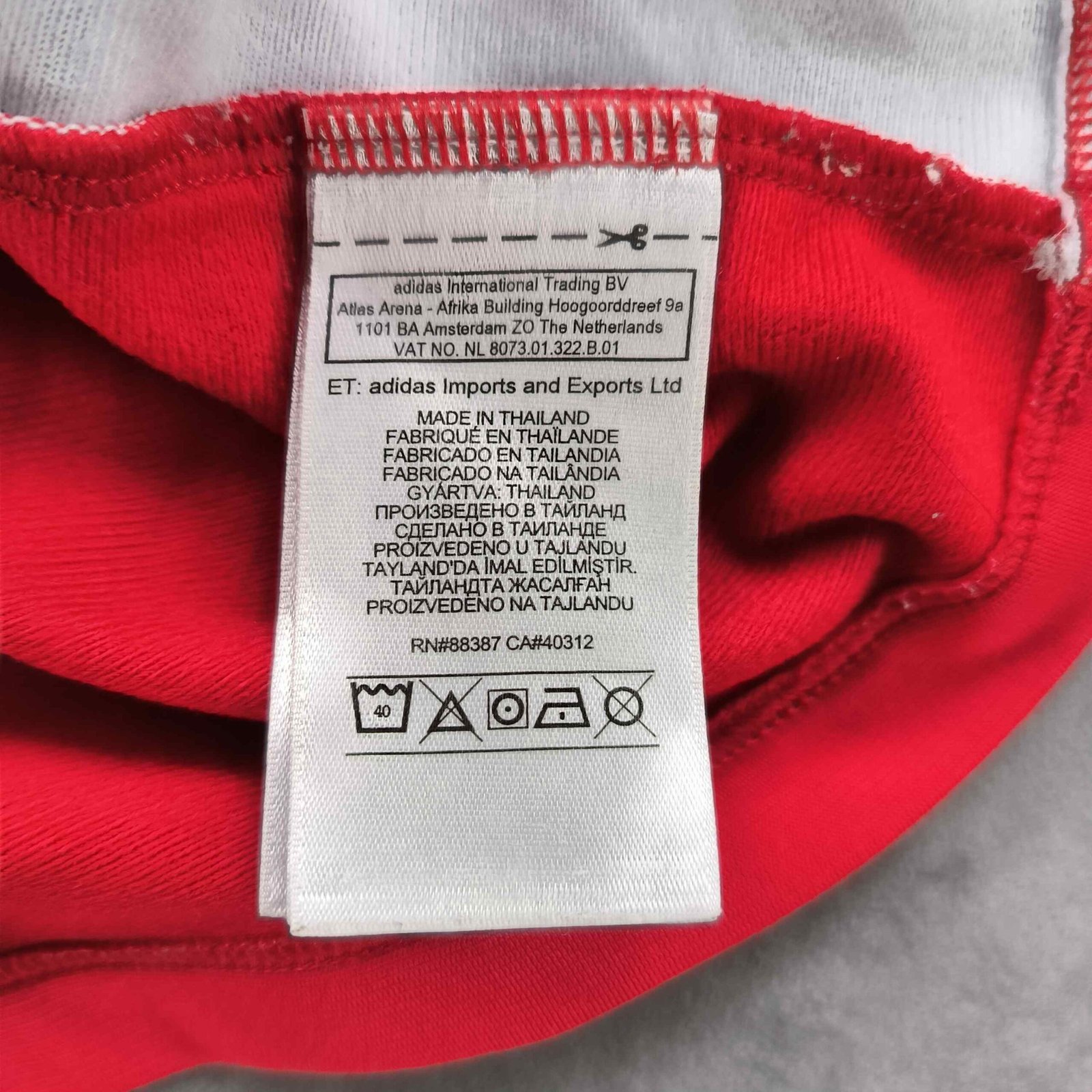 Oroszország Orosz válogatott 1980's style Adidas hazai retro foci mez gyerek 104-es - Image 5