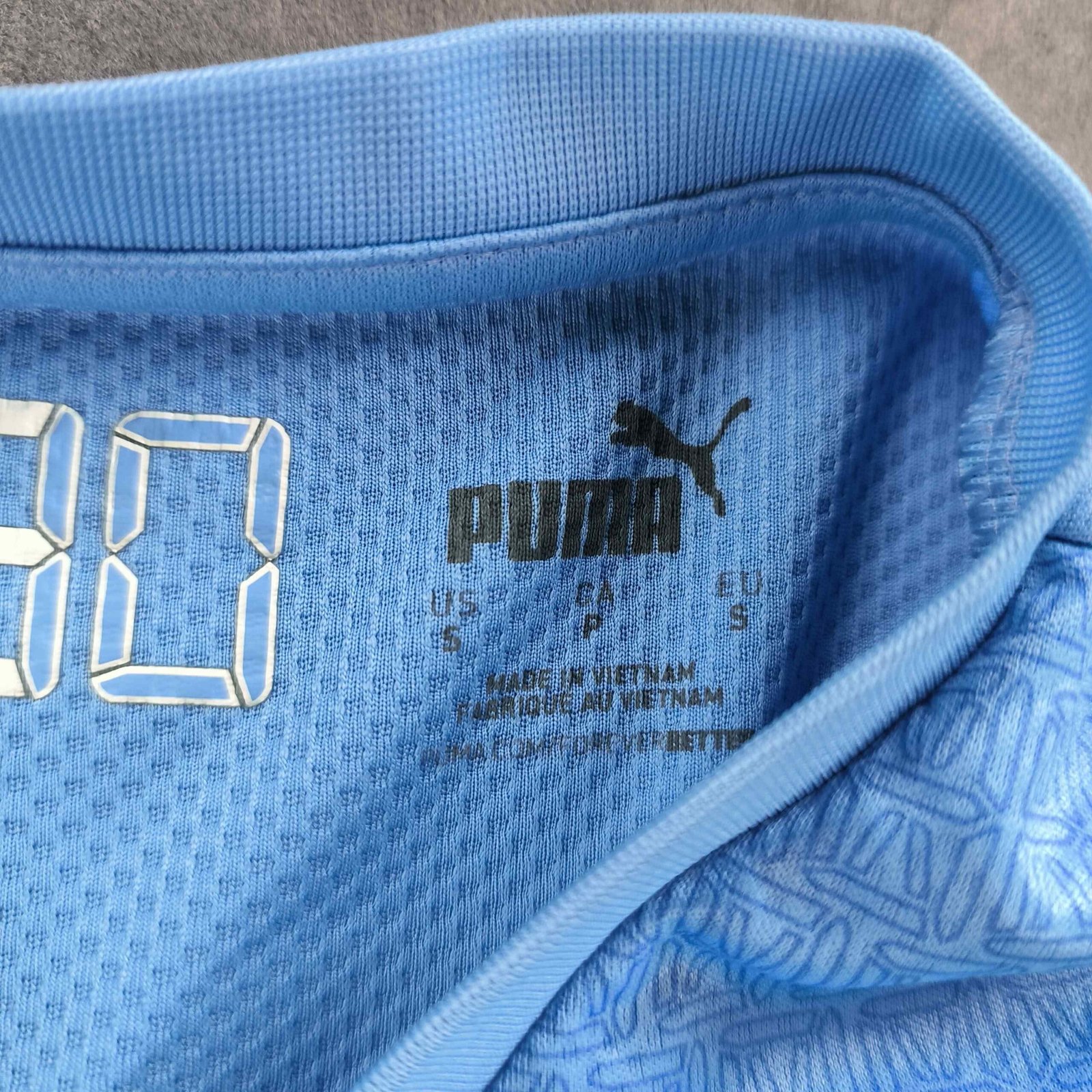 Manchester City 2021-22 Puma hazai Phil Foden foci mez S-es - Image 6