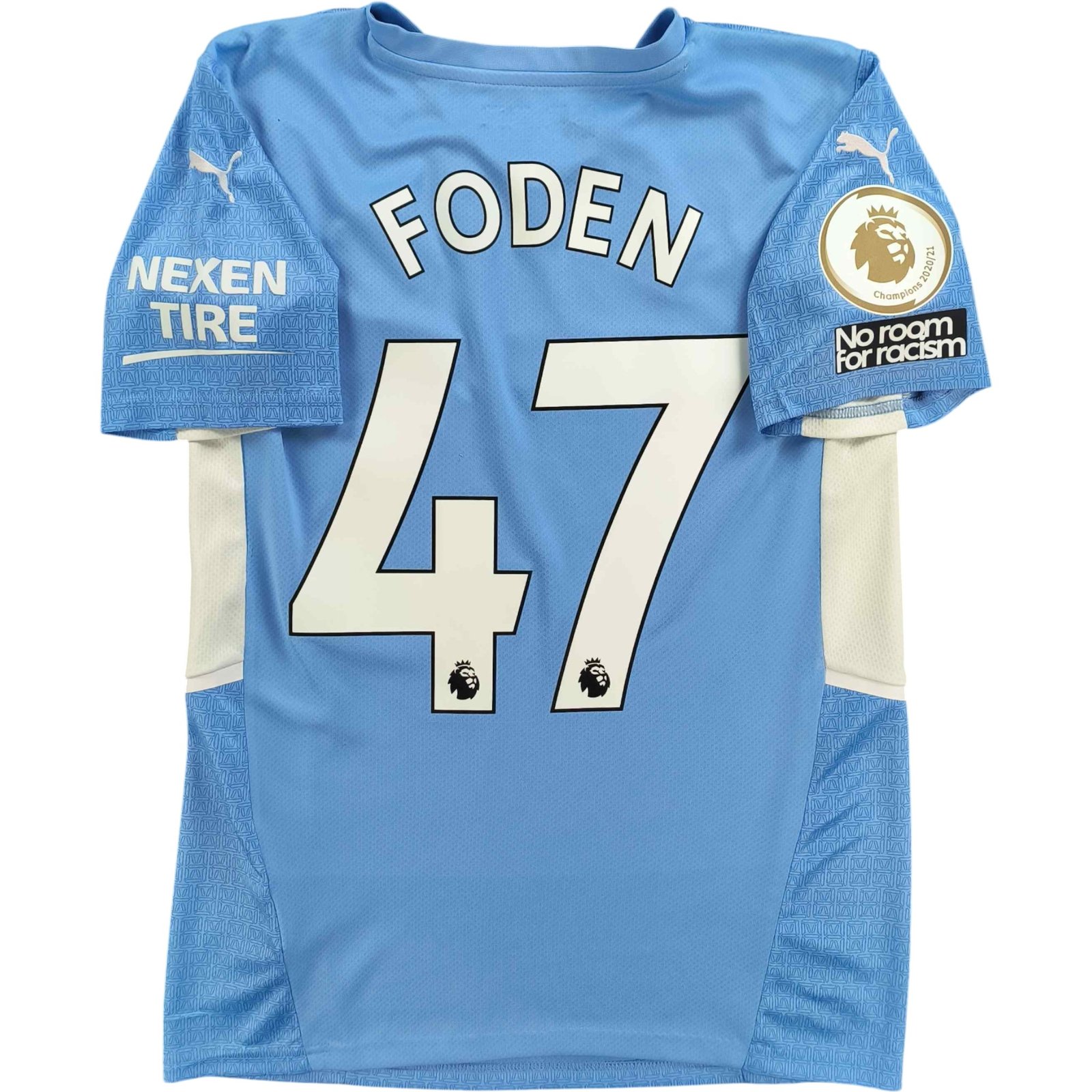 Manchester City 2021-22 Puma hazai Phil Foden foci mez S-es