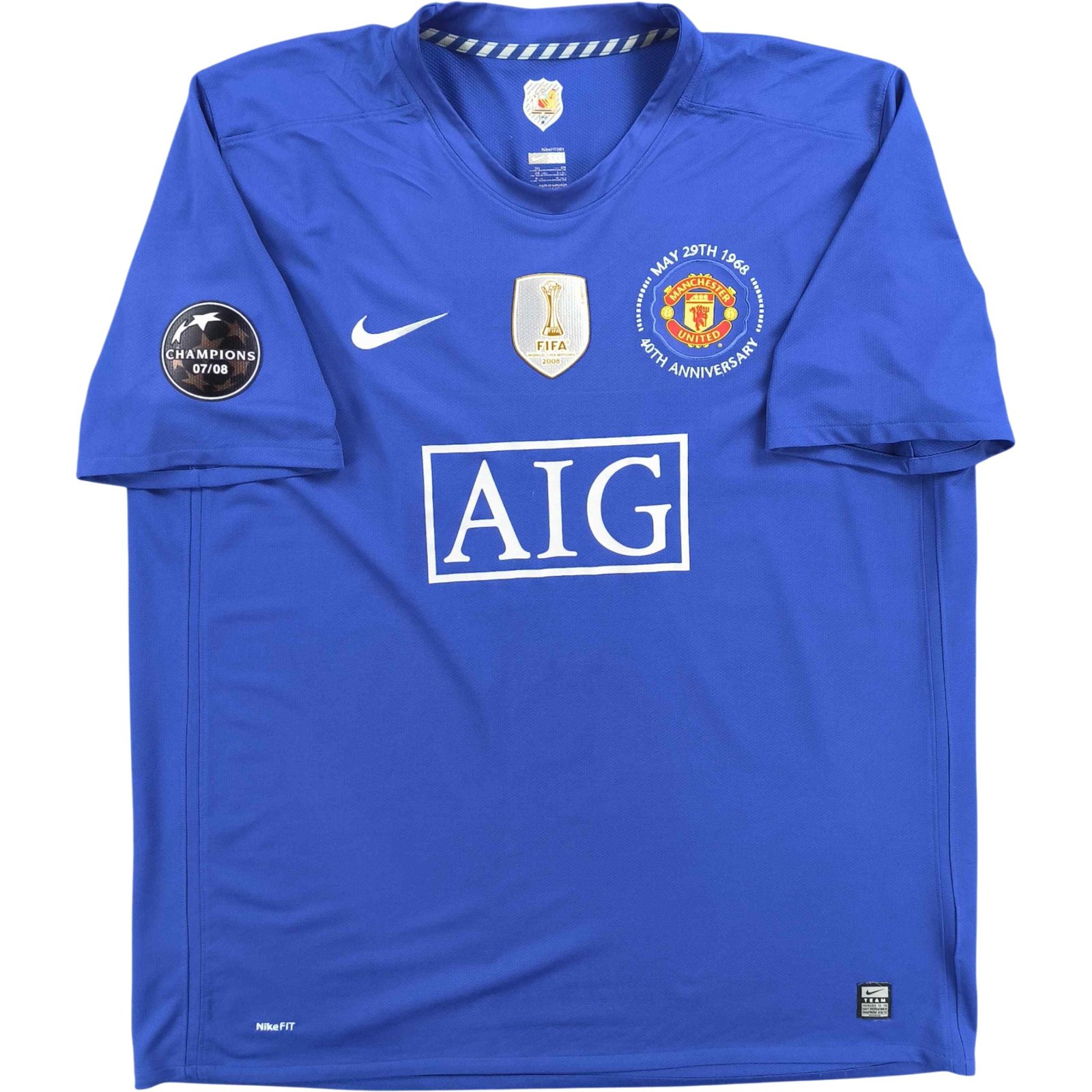 Manchester United 2008-09 Nike harmadik számú BL Cristiano Ronaldo foci mez 3XL-es - Image 2