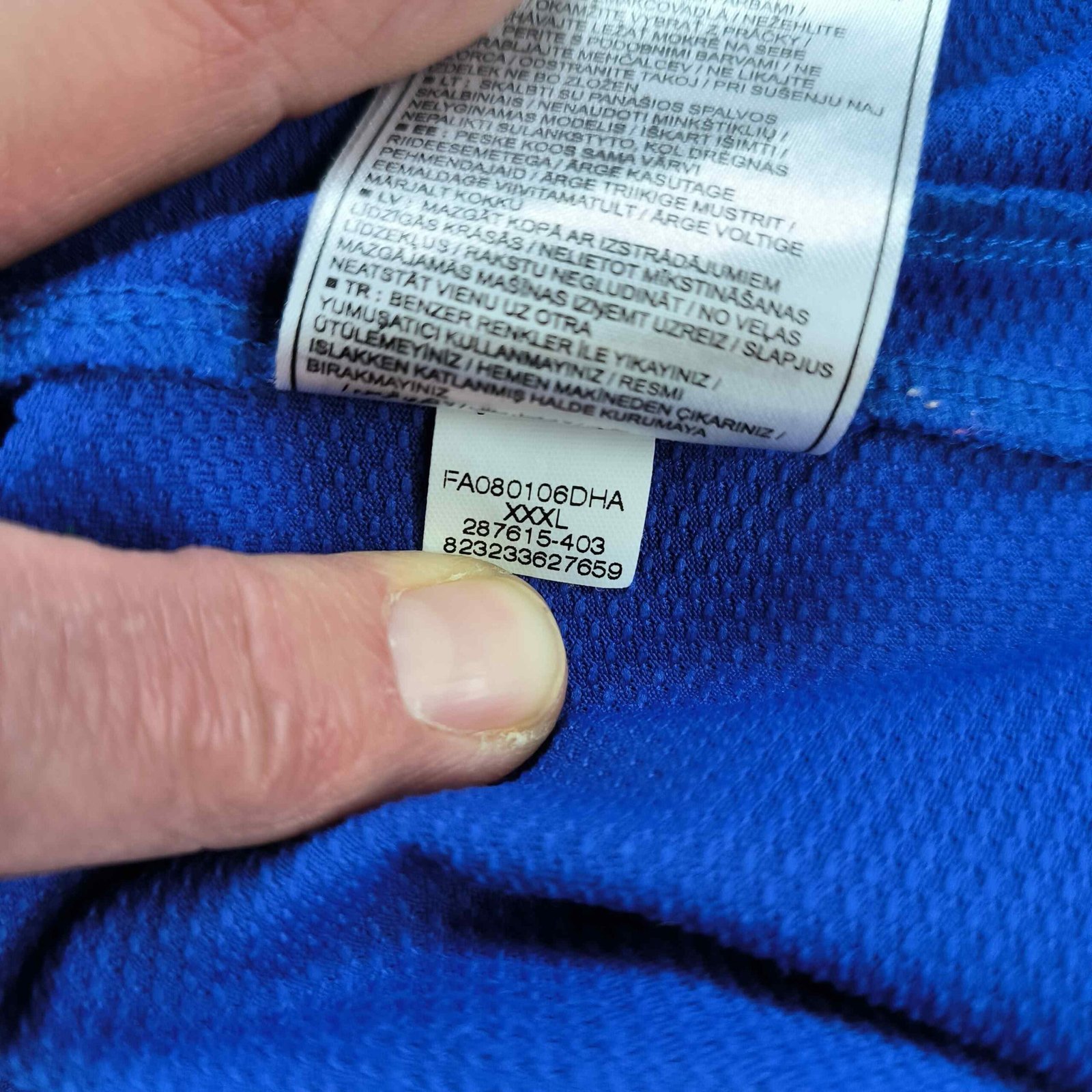 Manchester United 2008-09 Nike harmadik számú BL Cristiano Ronaldo foci mez 3XL-es - Image 7