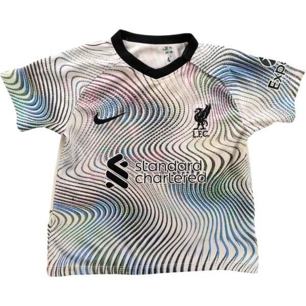 Liverpool 2022-23 Nike vendég foci mez gyerek 85-90-es