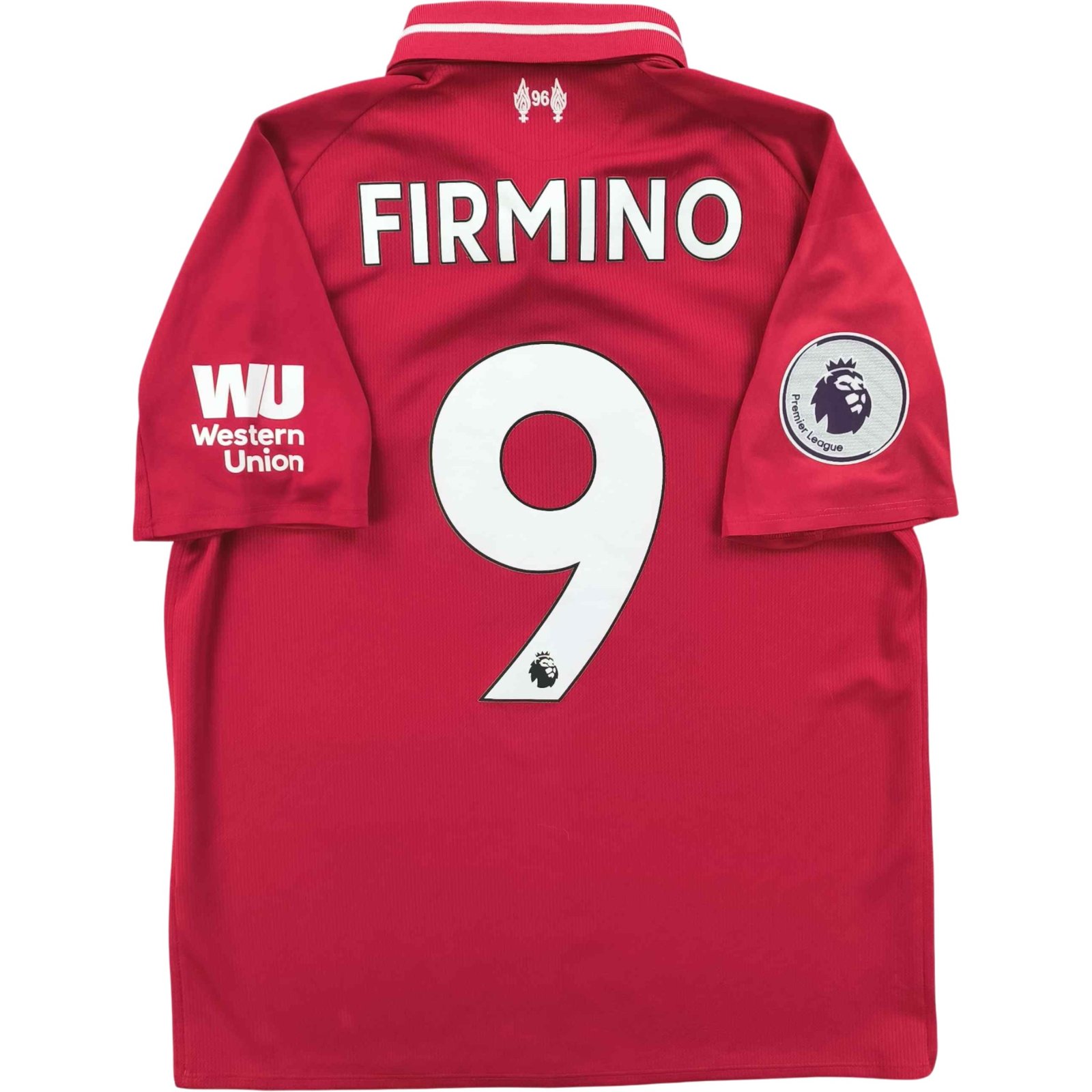 Liverpool 2018-19 New Balance hazai Roberto Firmino foci mez S-es