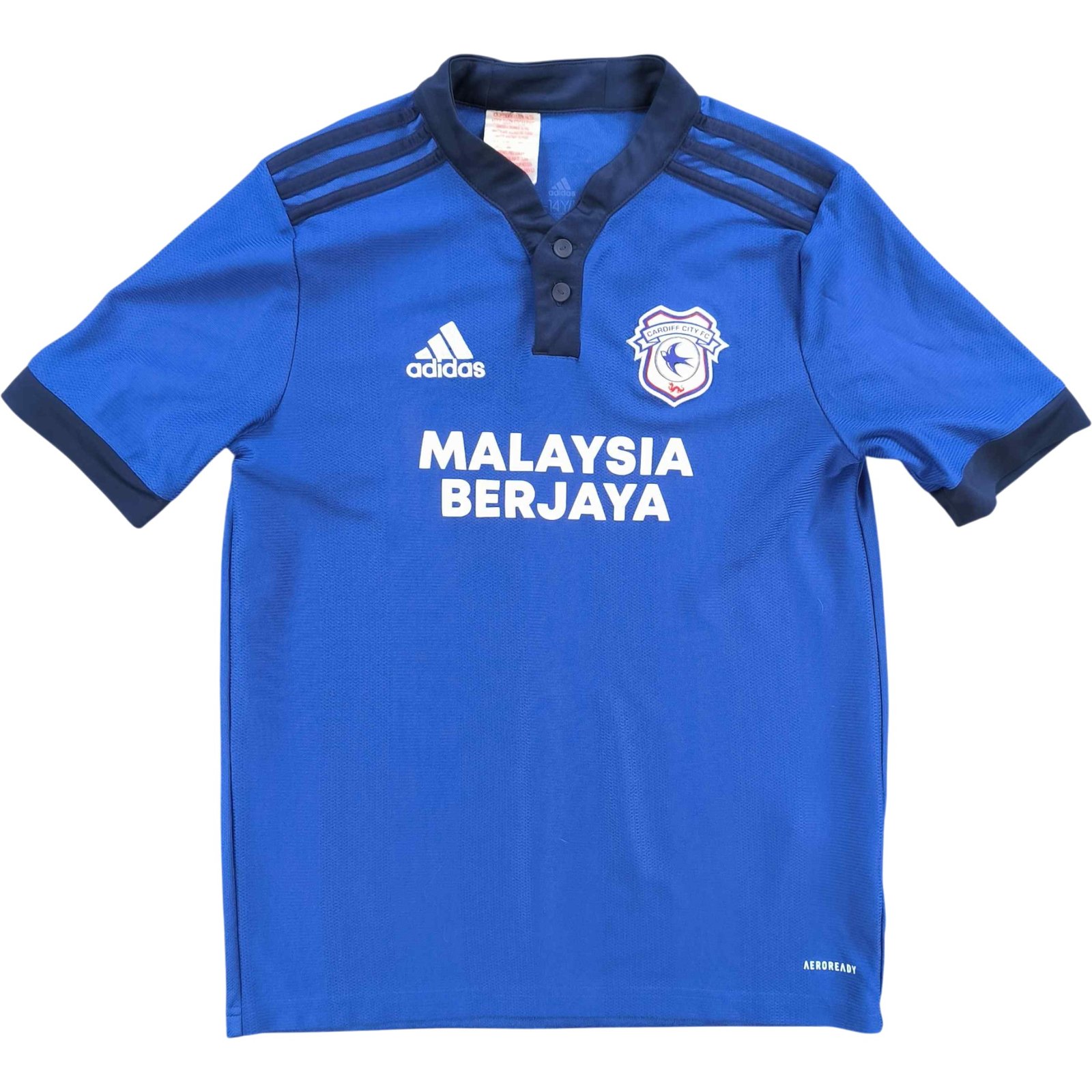 Cardiff City 2021-22 Adidas hazai foci mez gyerek 164-es