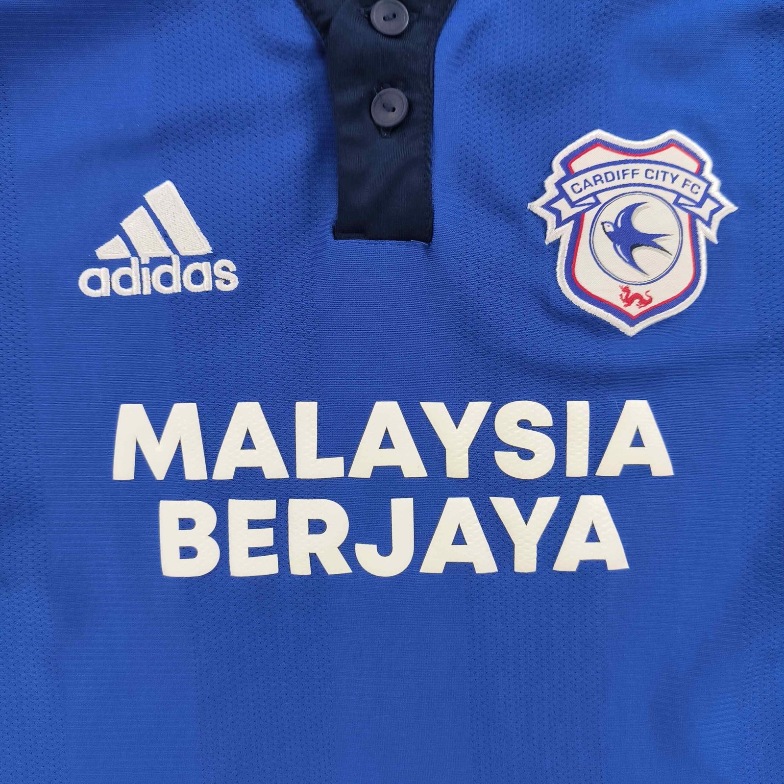 Cardiff City 2021-22 Adidas hazai foci mez gyerek 164-es - Image 3