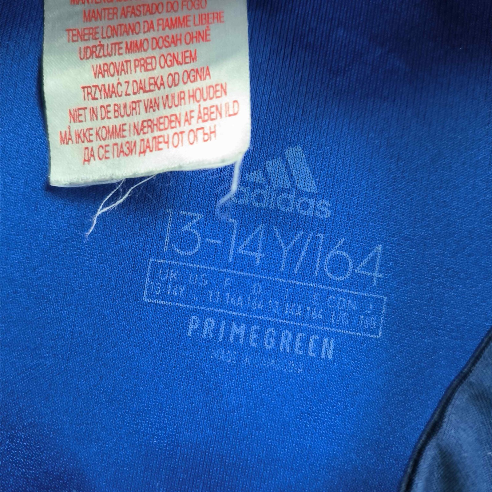 Cardiff City 2021-22 Adidas hazai foci mez gyerek 164-es - Image 4