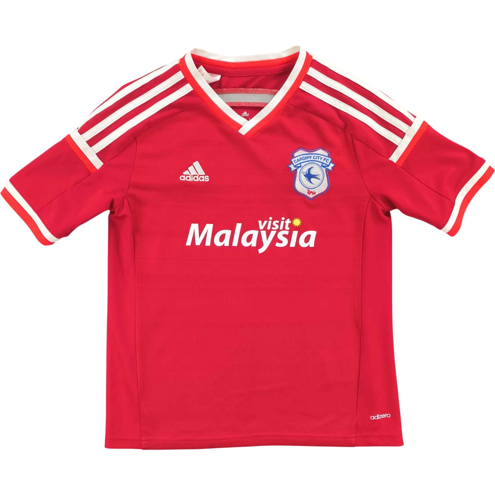 Cardiff City 2015-16 Adidas vendég foci mez gyerek 152-es