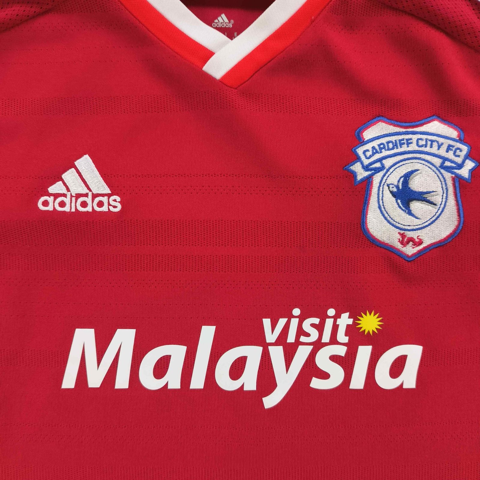 Cardiff City 2015-16 Adidas vendég foci mez gyerek 152-es - Image 3