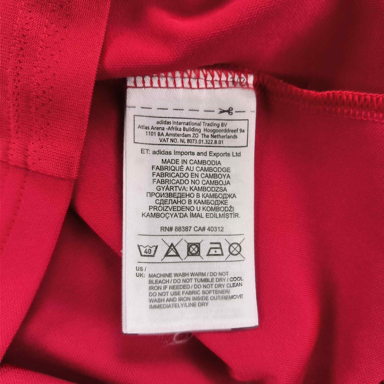 Cardiff City 2015-16 Adidas vendég foci mez gyerek 152-es - Image 6