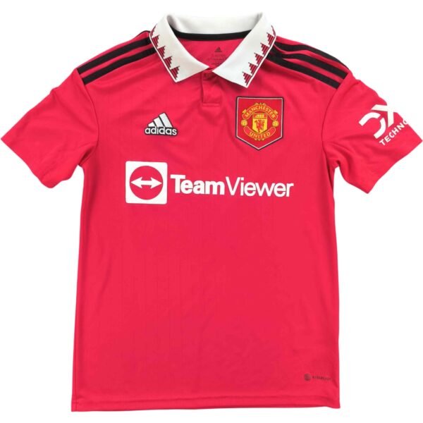 Manchester United 2022-23 Adidas hazai foci mez gyerek 164-es