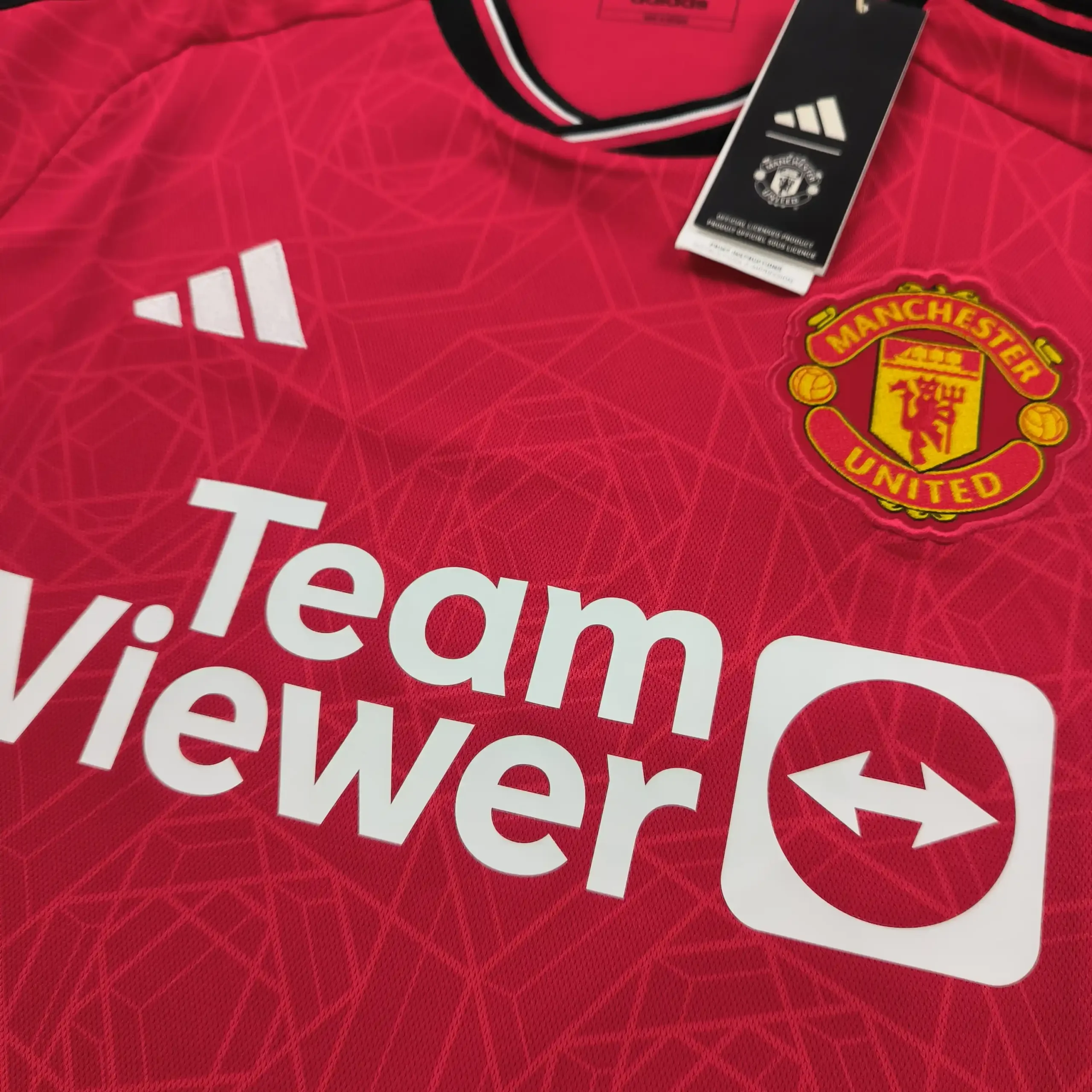 Manchester United 2023-24 Adidas hazai *Új* foci mez M-es - Image 8