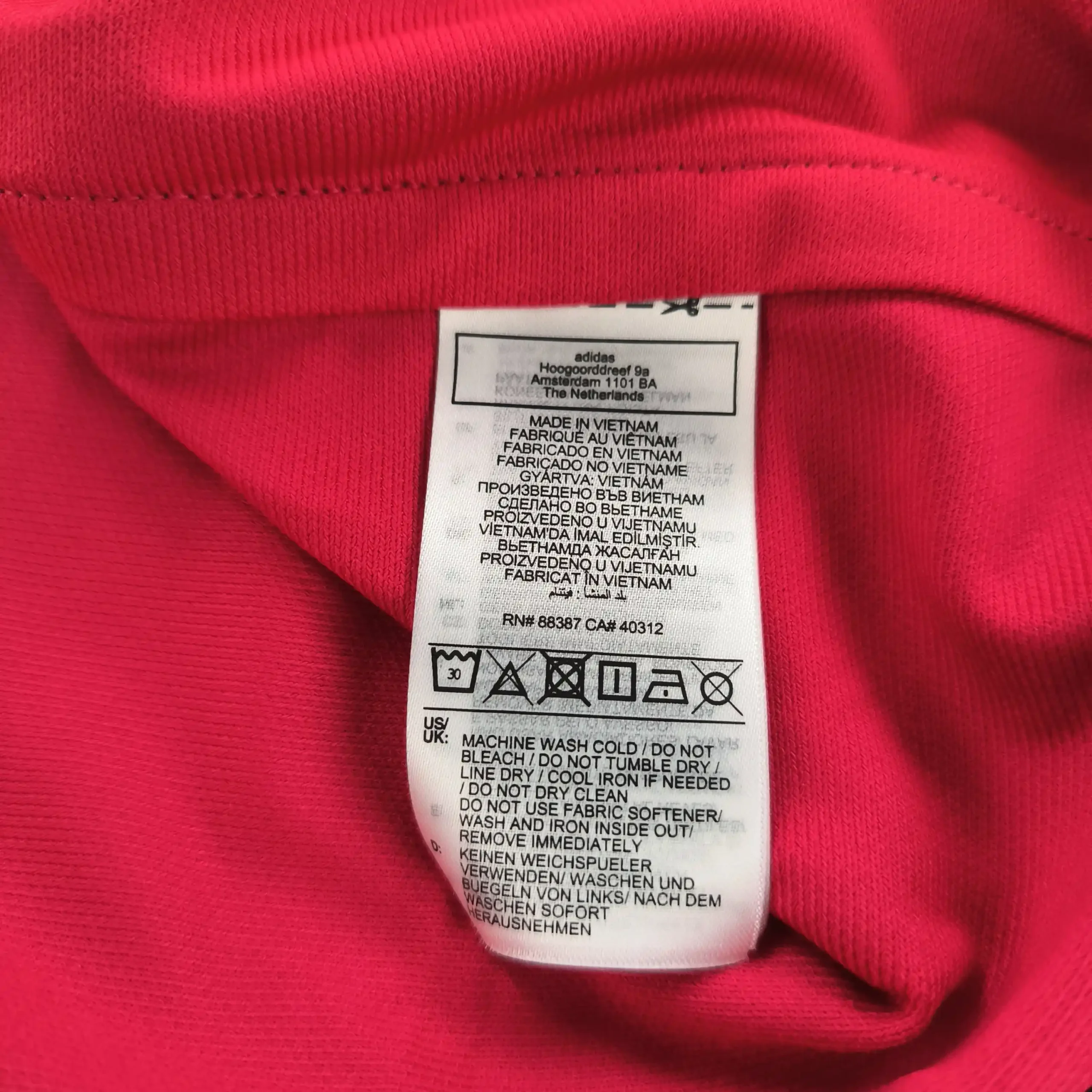 Manchester United 2023-24 Adidas hazai *Új* foci mez M-es - Image 3