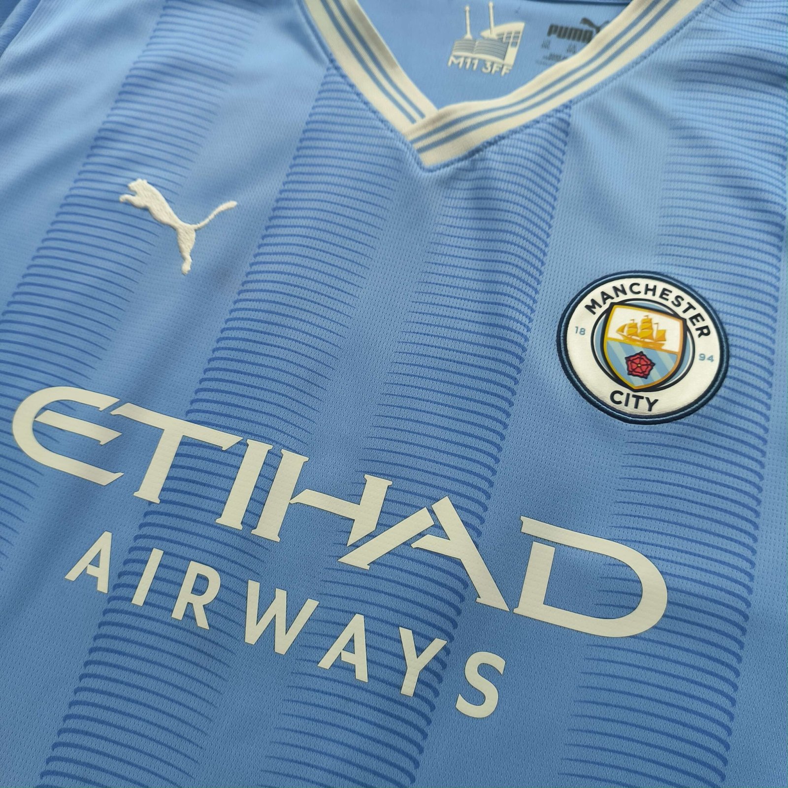 Manchester City 2023-24 Puma hazai Erling Haaland foci mez 3XL-es - Image 3