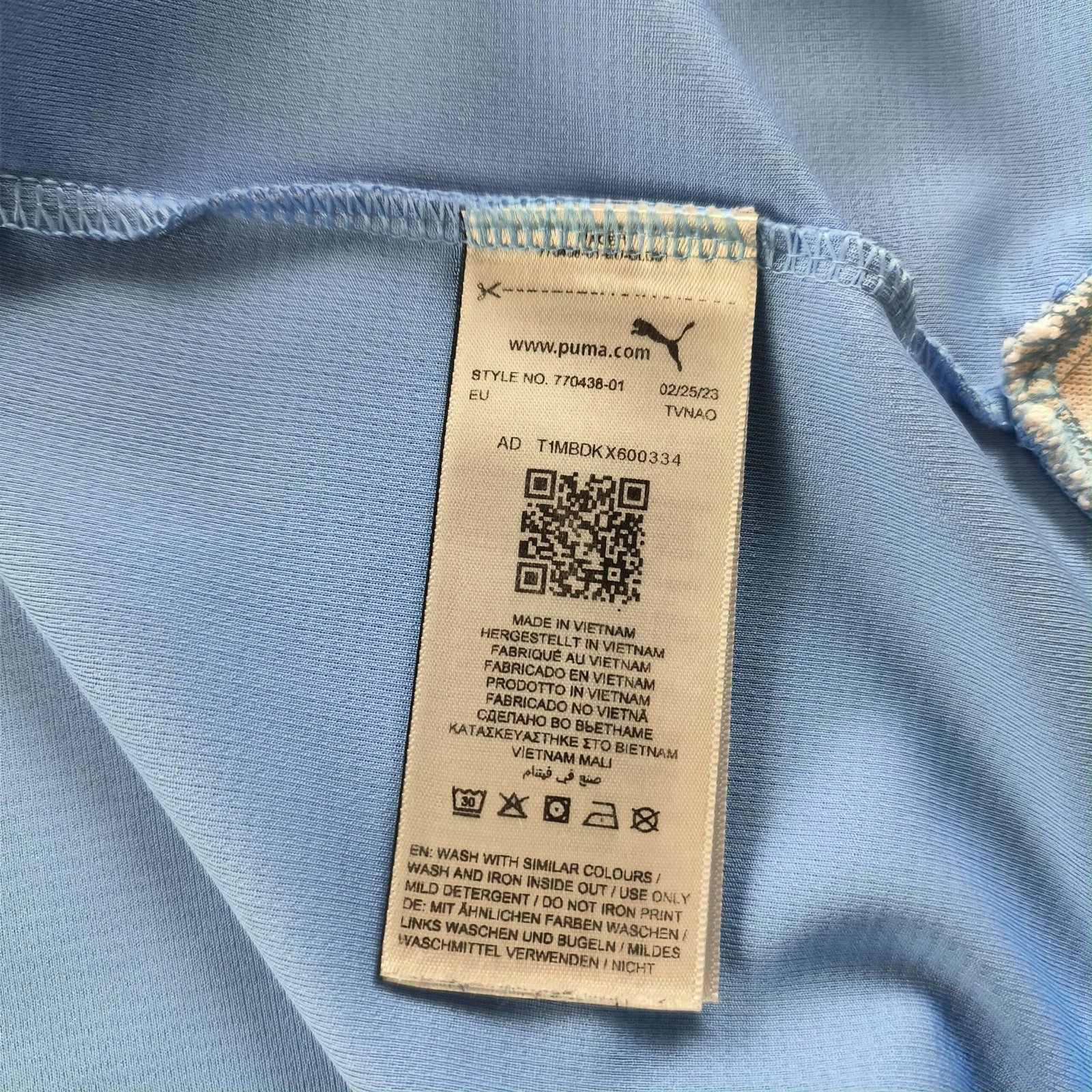 Manchester City 2023-24 Puma hazai Erling Haaland foci mez 3XL-es - Image 9