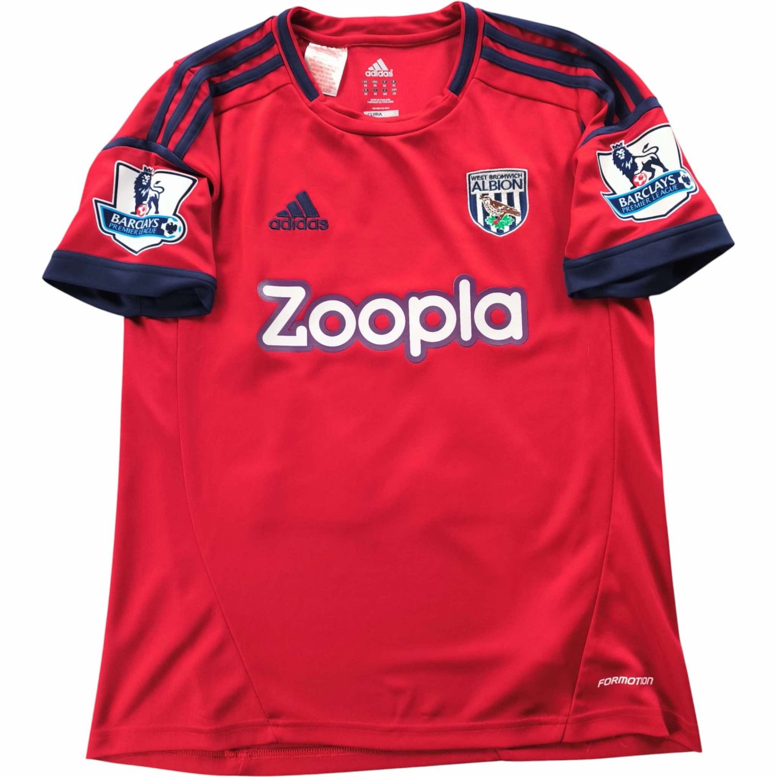 West Bromwich Albion 2012-13 Adidas vendég Gera Zoltán foci mez XS-es - Image 2