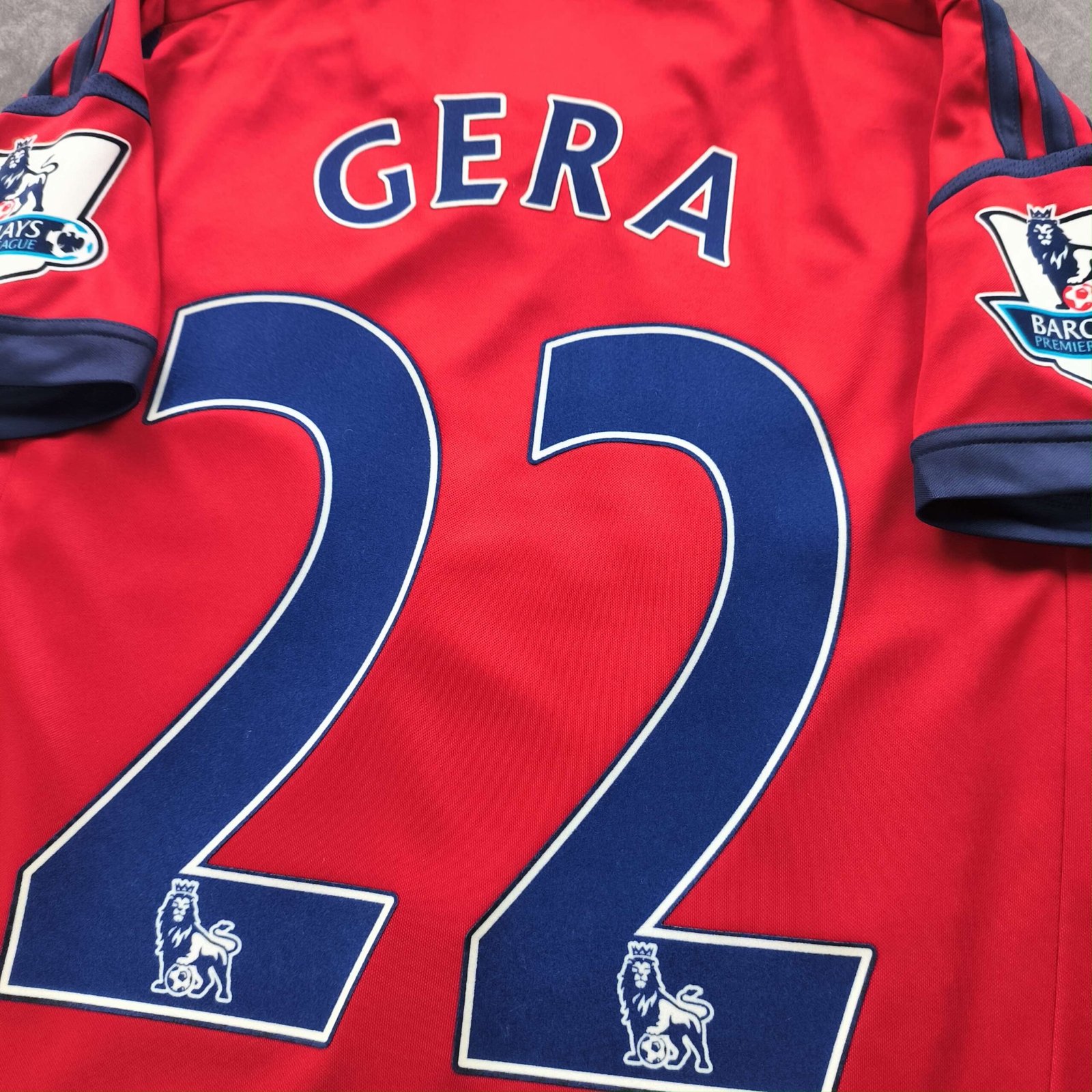 West Bromwich Albion 2012-13 Adidas vendég Gera Zoltán foci mez XS-es - Image 9