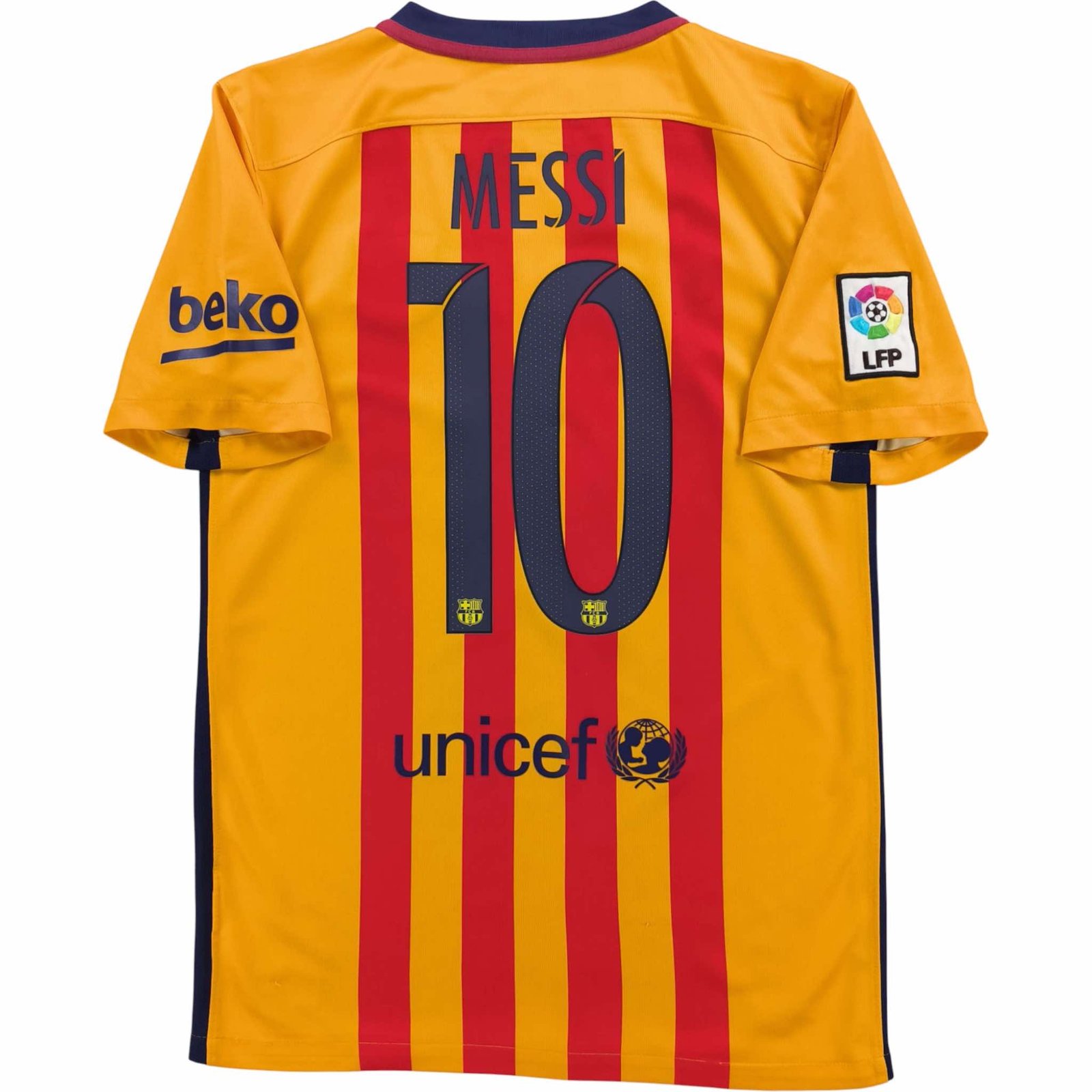 FC Barcelona 2015-16 Nike vendég Lionel Messi foci mez S-es