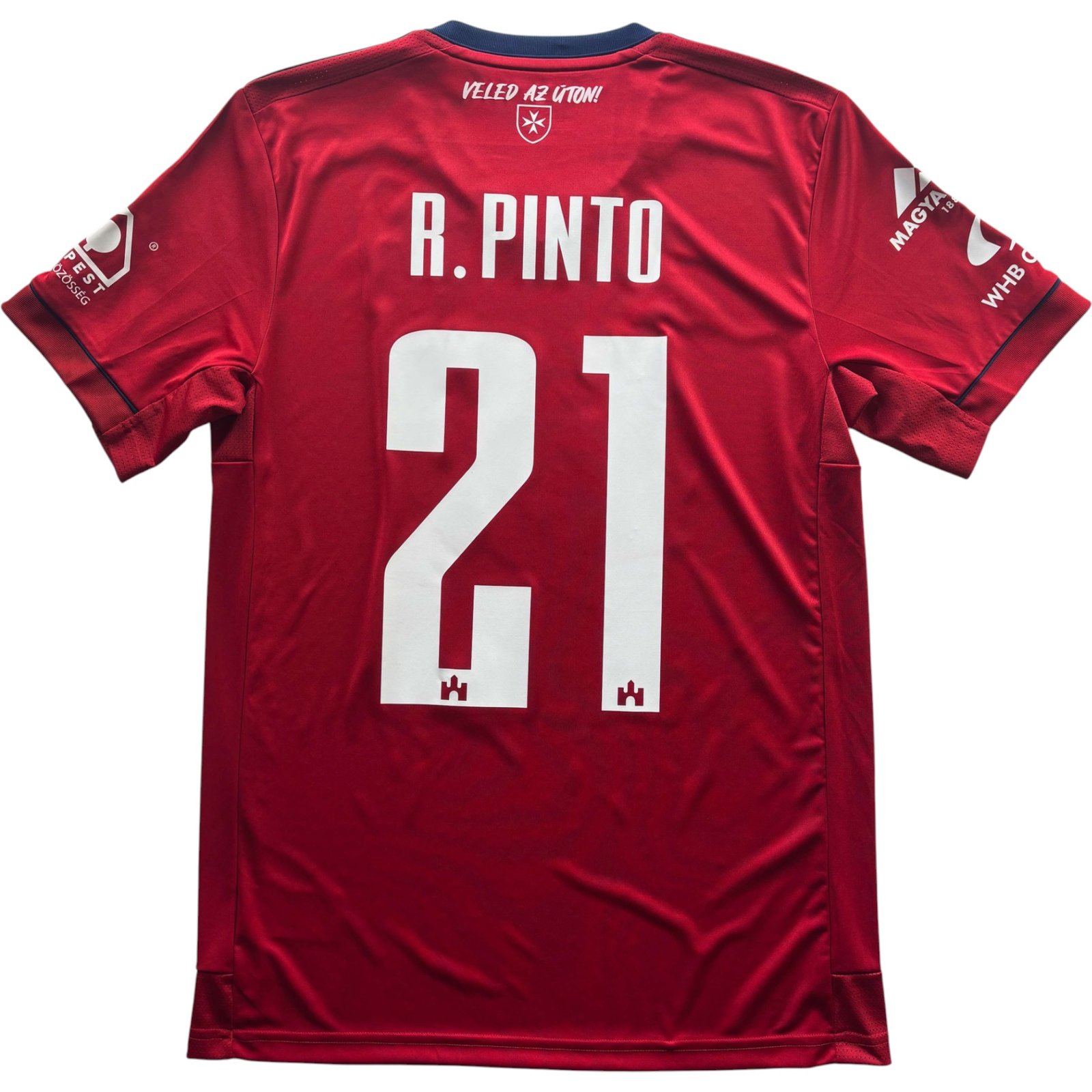 Mol Fehérvár 2021-22 Adidas hazai Rúben Pinto foci mez S-es